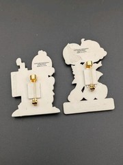 Vintage Precious Moments Hug One Another & Loving You Pin Brooch 1989