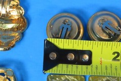 Gold Tone Clip on Earrings Lot of (4) Rhinestones