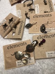 NOS Pierced Earrings Lot of 80 , Liz Claiborne, Elements, Nine West &