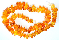 48gr RUSSIAN SOVIET BALTIC AMBER BEAD NECKLACE 琥珀 BRACELET STONE PENDANT EARRING