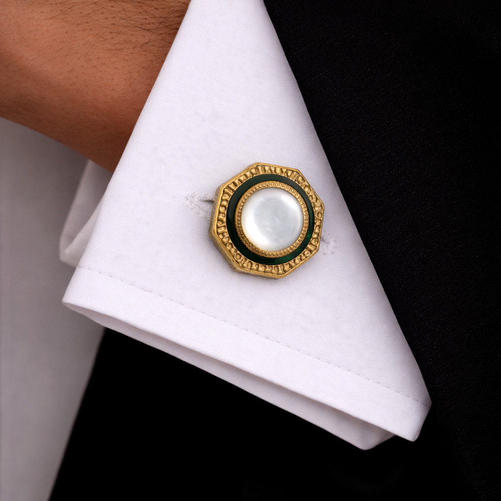 Vintage Snap Link Dress Studs – Patent Pending – Mother of Pearl – Early Ones