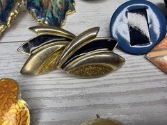 Vintage 1980s 1990’s Enamel Pierced Earrings Lot Of 16 Unmarked