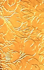 RARE Vintage M·A·C Cosmetics Employee Gift – Floral Etched Logo Cuff Bracelet