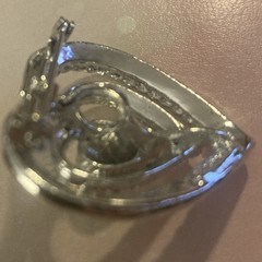🌻Signed Gerry’s Silver Tone Filigree Triple Heart Brooch or Pendant