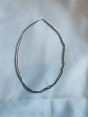 Vintage 925 LG Signed LIND GAL Sterling Silver Triple Chain 18” Necklace