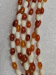 VTG Avon Cosmopolitan Collection Necklace W/ Matching Earrings 6 Strand Honey…