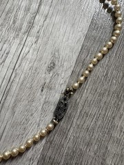 Vintage Valencia Elgin American Faux Pearl Necklace Set 4 Strands w/ Box 1950s