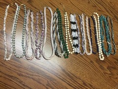 15 Vintage Beaded Necklaces- Lot 2 (Various Styles, Colors & Lengths)