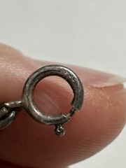 Vintage Sterling Silver 925 Sun Moon Star Link Bracelet