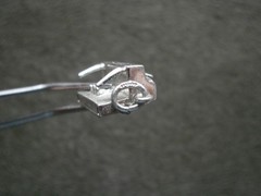 Upright Piano Enamel Keyboard Vtg Sterling Silver Bracelet Charm Pendant 2.0g