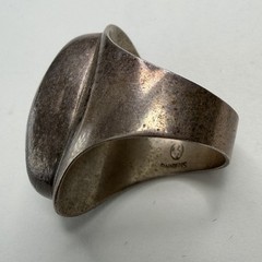 Vintage Sterling Silver Poppy Jasper Statement Ring Sz 7.25 16g Southwestern