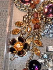 VTG Harvest Craft Repair Wear BEAUTIFUL Rhinestone Jewelry Repair High End Lot