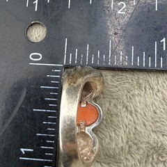 Vintage Sterling Silver Cameo Ring Size 7.5