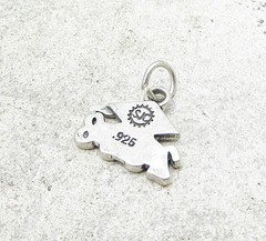 925 Sterling Silver 2008 Graduation Charm Pendant PT1038