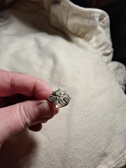 Antique Vintage Ring Morganite? Engagement Ring Unmarked Very Beautiful And Old