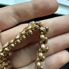 Vintage Sweetheart Expandable WWII Era Gold Plated Bracelet Patented