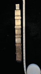 Vintage 1950-1970s Mexico Sterling Silver Bracelet 7.5 Inches