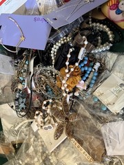 Vintage & New W Tag Craft Wear Repair Lot Jewelry 4 1/2 Pounds Stainless Rings +