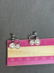 Vintage GOLD FILLED Non Pierced Earring Lot Clip On & Screw Back SIGNED JMS +