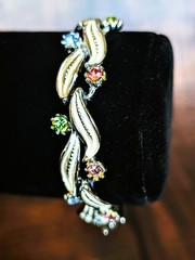 Vintage Arthur Pepper Mode-Art Art Exquisite Rhinestone Bracelet