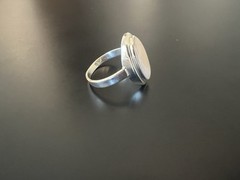 Vintage-New Sterling Silver Avon Mother of Pearl Ring Sterling Silver size 8-11