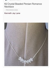 Kenneth Lane Crystal Beaded Romance Necklace