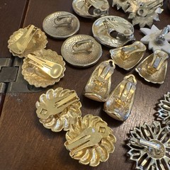 Lot of 16 Pair of a Variety of Clipon Earrings