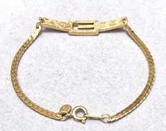 Givenchy G Logo Plate Bracelet 18cm Used Waterproof