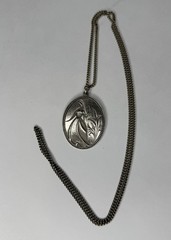 Vintage Silver Tone Necklace “The Girl From Yerevan”