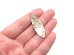 Vintage Hopi Old Pawn Sterling Native American Jewelry Pendant Signed Marked