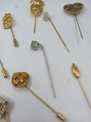 Wholesale Lot of Assorted Vintage Hat Pins. Lady Bug. Rhinestones and More