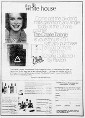 The Charlie Triangle Silver Tone Pendant Charm by Revlon Original Box Never Used