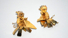 Lunch at the Ritz Vintage Cockatoo Bird Clip-On Earrings – Statement Designer