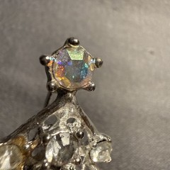 Vintage Aurora Christmas Tree Brooch