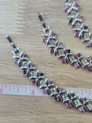 Camrose & Kross JBK J Kennedy Multi-Color Necklace Bracelet Extender Set Box COA