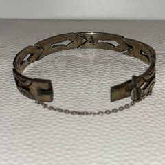 Rare J Sotelo STERLING SILVER 925 TESTED MODERNIST BRACELET Vintage TAXCO Mexico