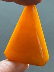 NATURAL OLD ANTIQUE YELLOW BUTTERSCOTCH BALTIC AMBER PENDANT 8,9 gr