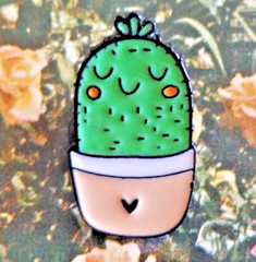 Kawaii Cactus Enamel Pin Set – Cute Pastel Succulent Plants – Desert Aesthetic