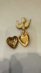 I am Edgar Berebi this is my Dove Heart pin NOS vintage signed Certificate .