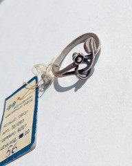 Vintage Beautiful Ring Sterling Silver 925 star ussr time Women Jewelry size 9.5