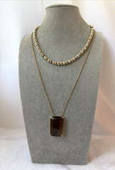 VTG Dainty 1960s 70s 80s silver gold Modernist *2 Necklaces* Lot & Choker Unique