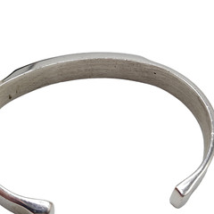 Vintage Speidel Cuff Bracelet ID Identity Engravable Brushed Silver Tone