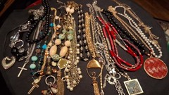 21pc Vintage to Now Costume Jewelry Lot Necklace Statement Liz Claiborne Beaded