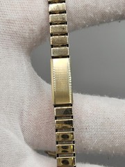 SWISS [N. MINT] 16mm OMEGA Gold Plated 17 JEWELS WORKING WIND UP WATCH Vintage