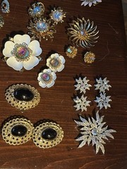 Large Lot Of Vintage Sarah Coventry Jewelry All Signed