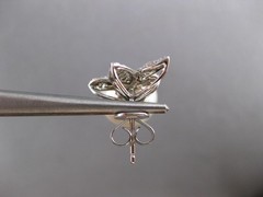 LARGE 1.03CT DIAMOND & AAA SOUTH SEA PEARL 18KT WHITE GOLD 3D HANGING EARRINGS