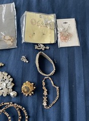 Huge!! Vintage Gold Jewelry Lot- Unsearched/UNTESTED-scrap/wear?