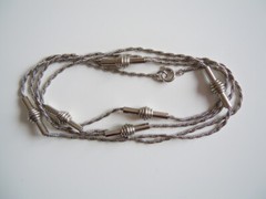 Necklace Metal Elements Metal Silver Tone 26 G / Length Approx. 100 Cm