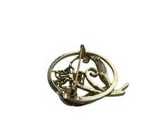 Vintage Sarah Coventry Silver Tone Brooch Floral Flower Pin