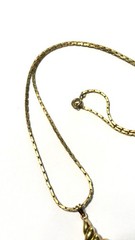 Vintage Signed Monet Gold Tone Charm Holder Necklace Monet Charms